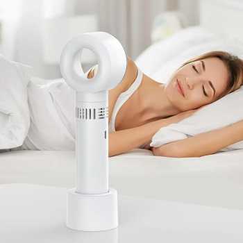 Gambar produk SMZERO10 Kipas Angin Portable Bladeless Handheld Fan 1200mAh - ZERO10