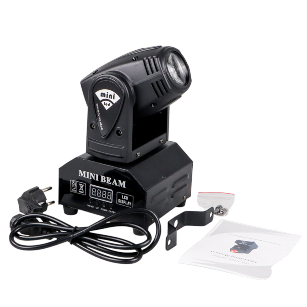 Gambar produk ALiEN Lampu Sorot Panggung LED Stage Spotlight Moving Head RGB 10W - DM512