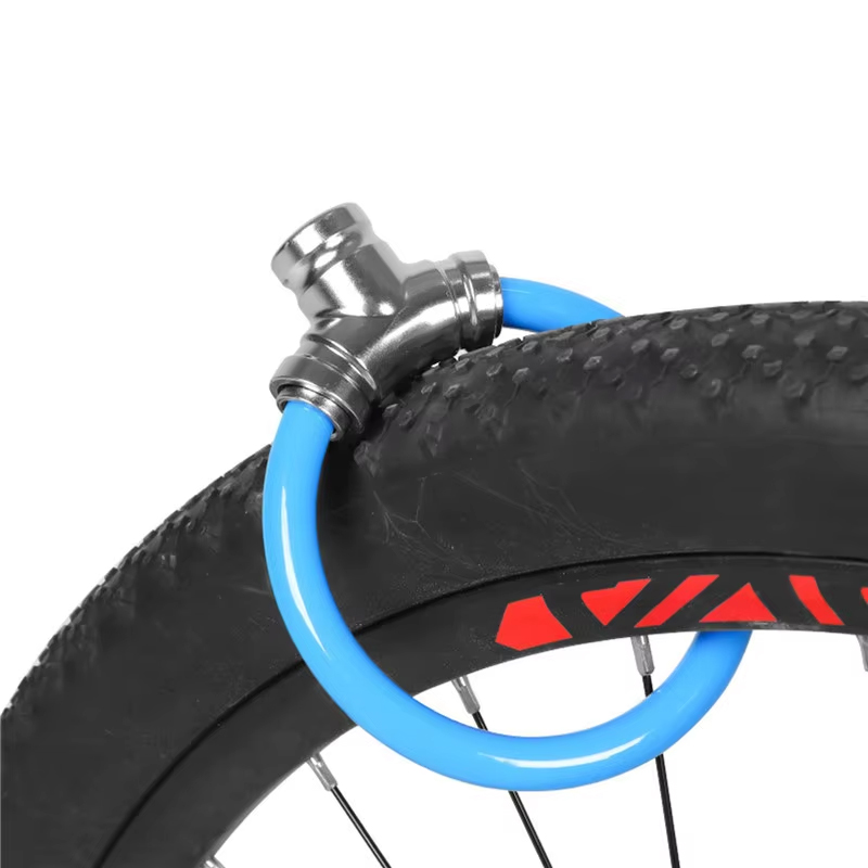 Gambar produk Senzen Gembok Sepeda Cable Ring Bike Lock Zinc Alloy 14cm - INU141