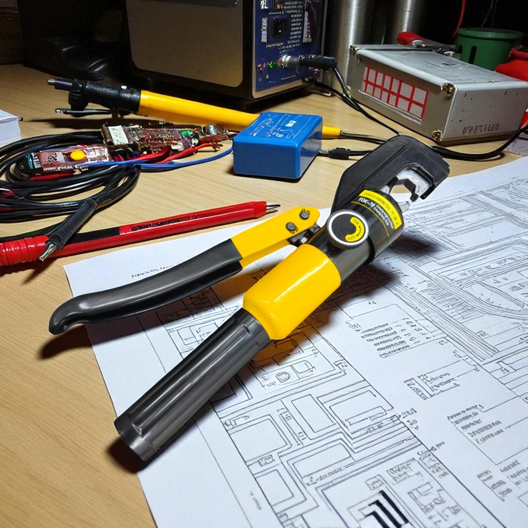 Gambar produk IBOSAD Tang Crimper Hydraulic Cable Plier Compression Tool - YQK-70