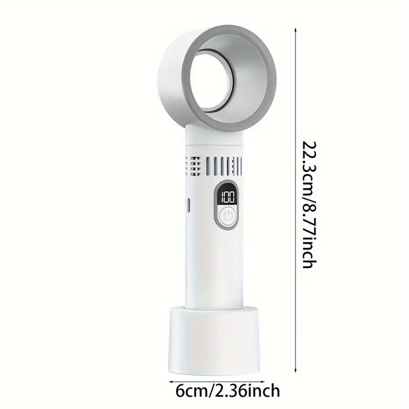 Gambar produk SMZERO10 Kipas Angin Portable Bladeless Handheld Fan 1200mAh - ZERO10