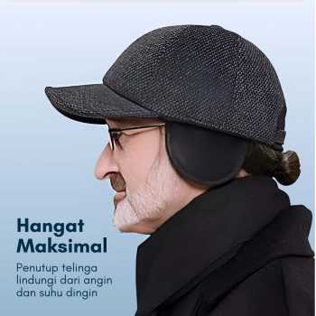 Gambar produk EDIKO Topi Baseball Unisex Cap Ear Warm Protection Penutup Telinga - K515