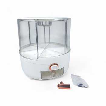 Gambar produk GUA Dispenser Beras Putar 360 Rice Box Moisture Proof 6 Grid 4.5kg - B819-1