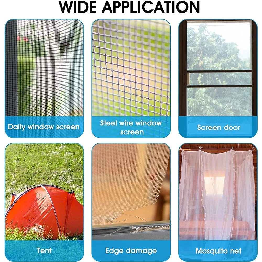 Gambar produk Olee Penambal Kelambu Nyamuk Kasa Adhesive Repair 2 M x 10 cm - INU133