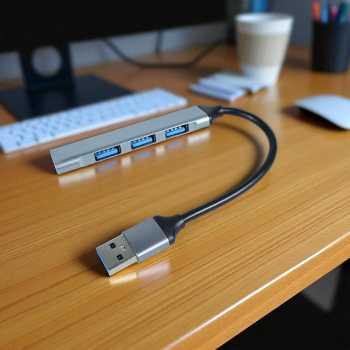Gambar produk IPUMYNO USB HUB Adapter High Speed 3.0 1 Port dan 2.0 3 Port - A809