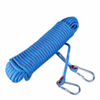 Gambar produk TaffSPORT Tali Paracord Panjat Tebing Climbing Rope Steel Buckle 10mm Panjang 30M - 24KN