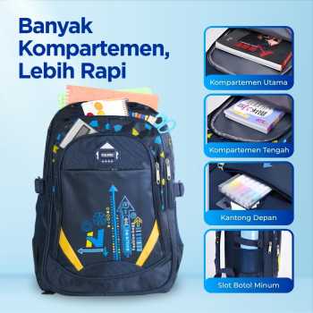 Gambar produk RUILINWZ Tas Ransel Sekolah Anak - 6352