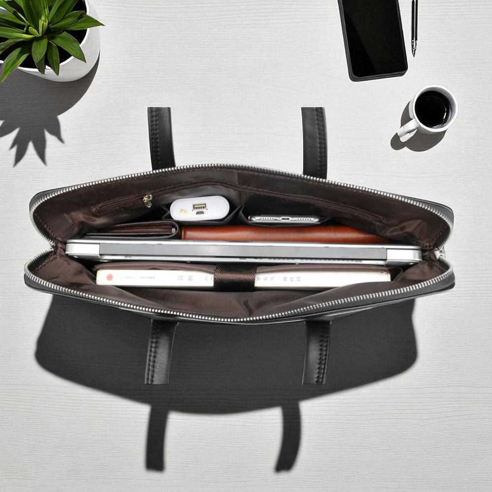 Gambar produk Rhodey Tas Selempang Pria Premium Kulit Leather Bag Briefcase - HA-062