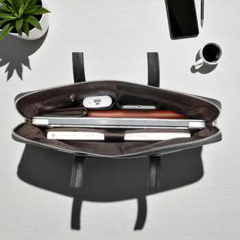 Gambar produk Rhodey Tas Selempang Pria Premium Kulit Leather Bag Briefcase - HA-062