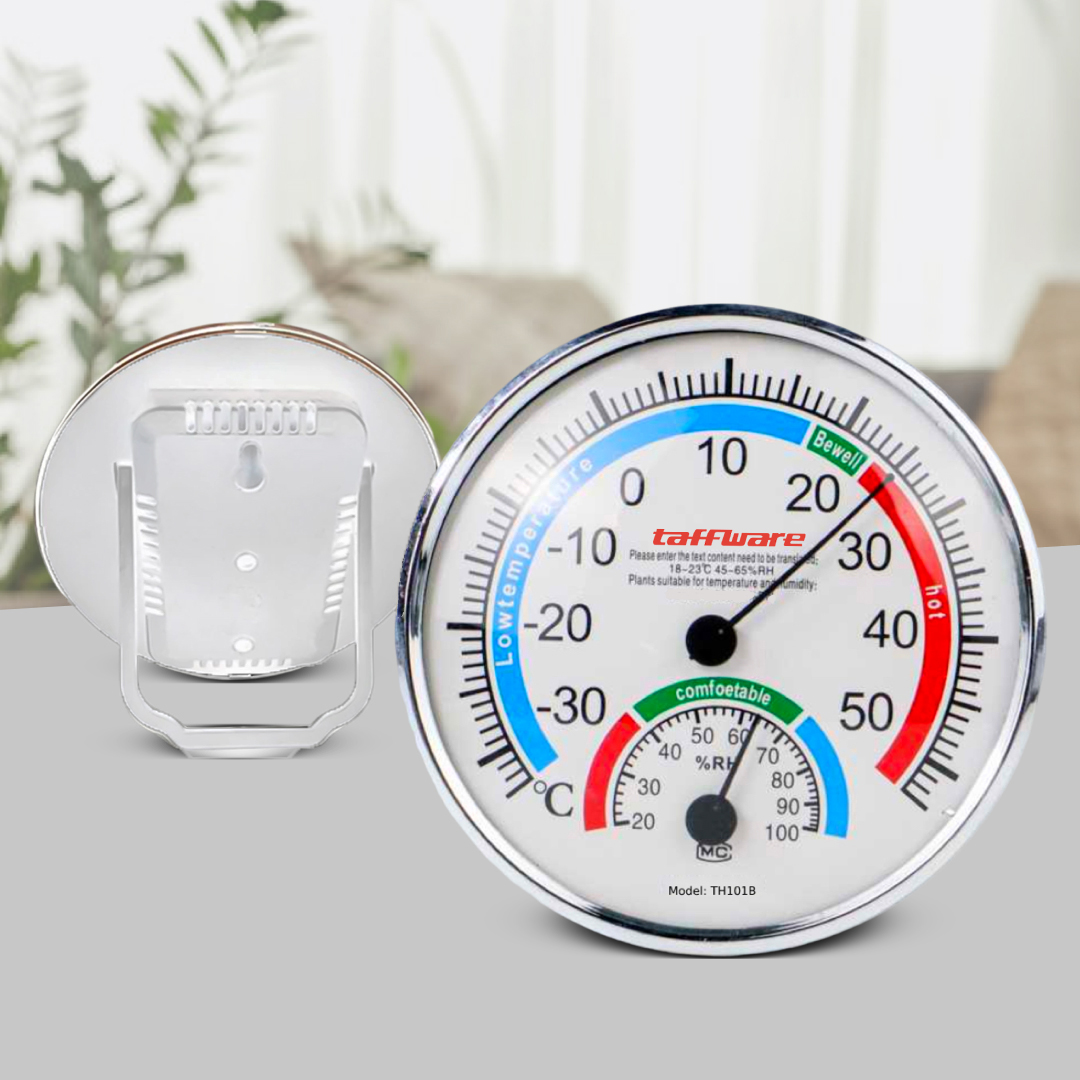 Gambar produk Taffware Analog Thermometer Hygrometer Temperature Humidity - TH101B