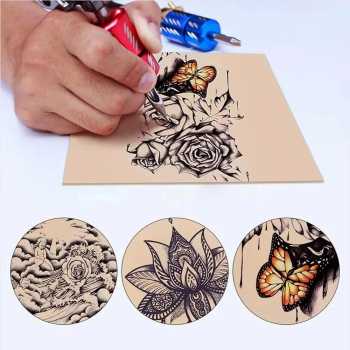 Gambar produk SHINA Kulit Sintetis Latihan Tato Pemula Practice Skin Tattoo 10 PCS - SH93