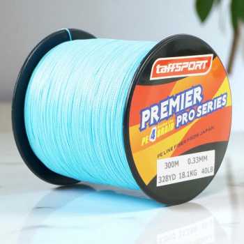 Gambar produk TaffSPORT Premier Pro Series Senar Benang Tali Pancing Braided 300M 0.33mm
