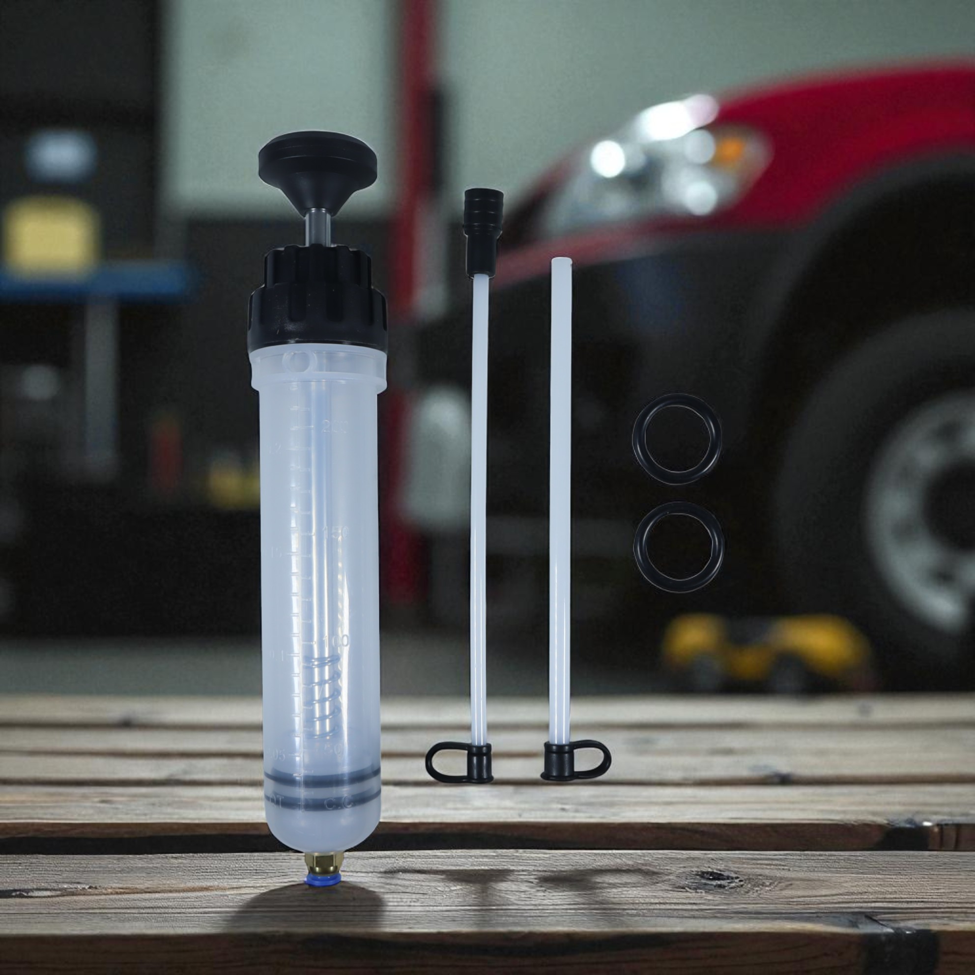 Gambar produk NarzrIe Pompa Tangan Transfer Oli Bensin Mobil Extractor 200ml - NC25