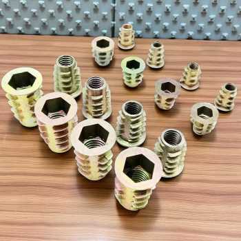 FMA Mur Ulir Zinc Alloy Rivet Nuts with Inner Outer Teeth 6mm 50PCS - F-50M6