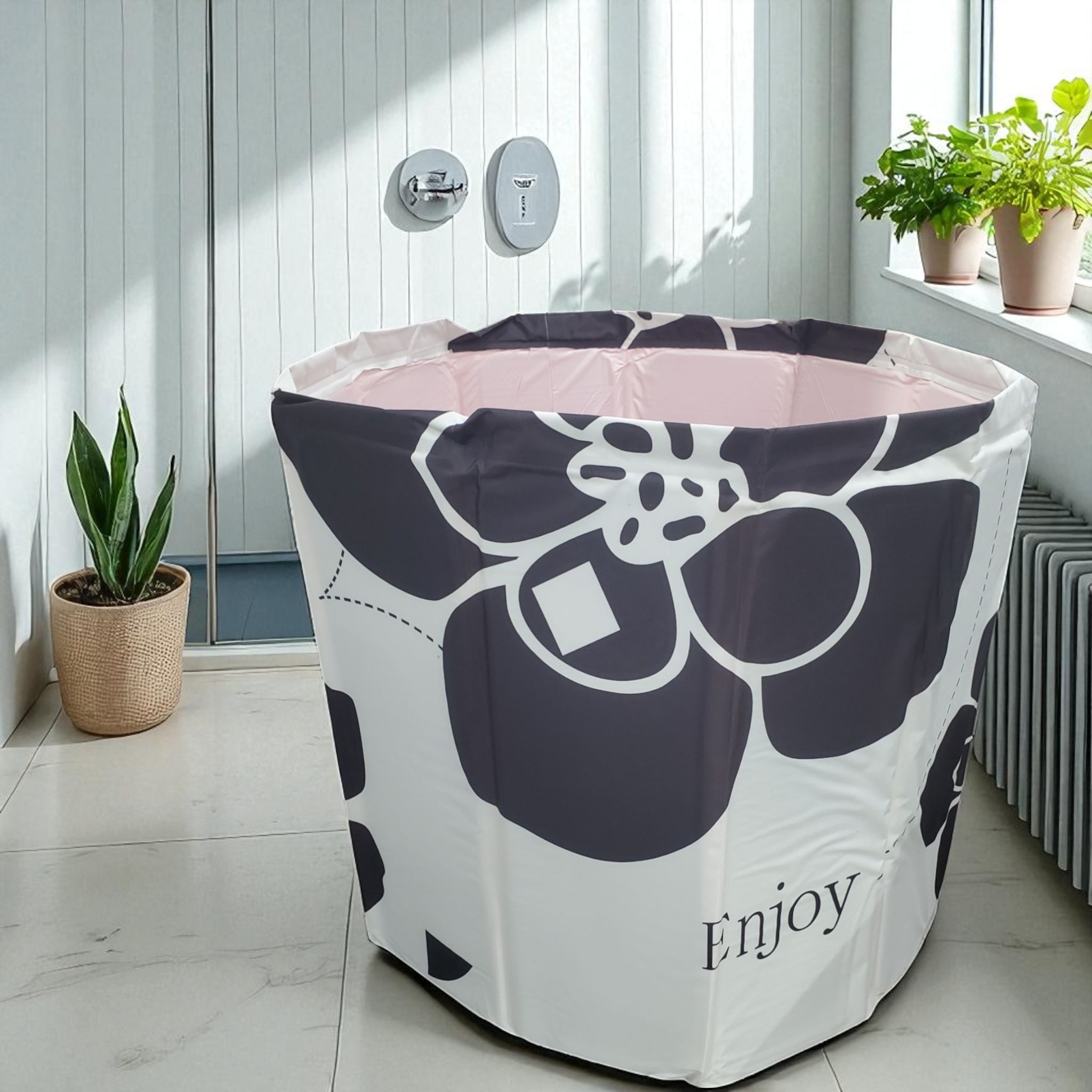 Gambar produk Moonbeam Bak Mandi Lipat Dewasa Anak Bathub Portable Foldable - MB7