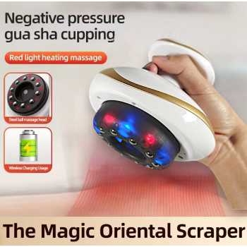 PAQIN Alat Pijat Bekam Electric Massage Body Cupping Scraping GuaSha - 001I