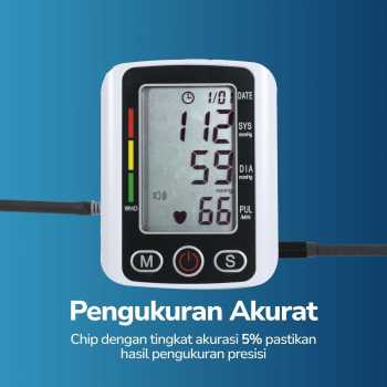 Gambar produk TaffOmicron Pengukur Tekanan Darah Tensimeter Digital Dual Power without Voice - BW-750