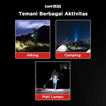 Gambar produk TaffLED Senter Portable Rechargeable LED dan COB 1200mAh - YD-899-7