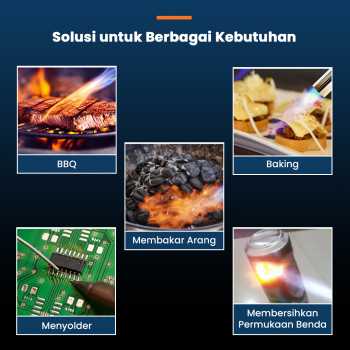 Gambar produk Kovea Kepala Gas Butane Torch BBQ Soldering Flame Gun Torch Jet - KT-2408