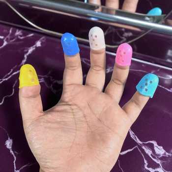 Gambar produk DLW Pelindung Jari Gitar Silicone Fingertip Protector 5 PCS - DLW-05