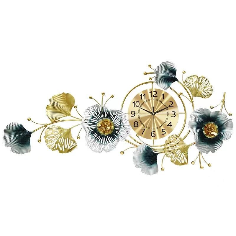 Gambar produk TaffHOME Jam Dinding Quartz Luxury European Style Jiali Movement 76cm - 2874