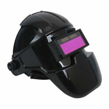 Gambar produk PLASHMA Helm Las Otomatis Red Light Lens Auto Dimming Welding Mask - P20