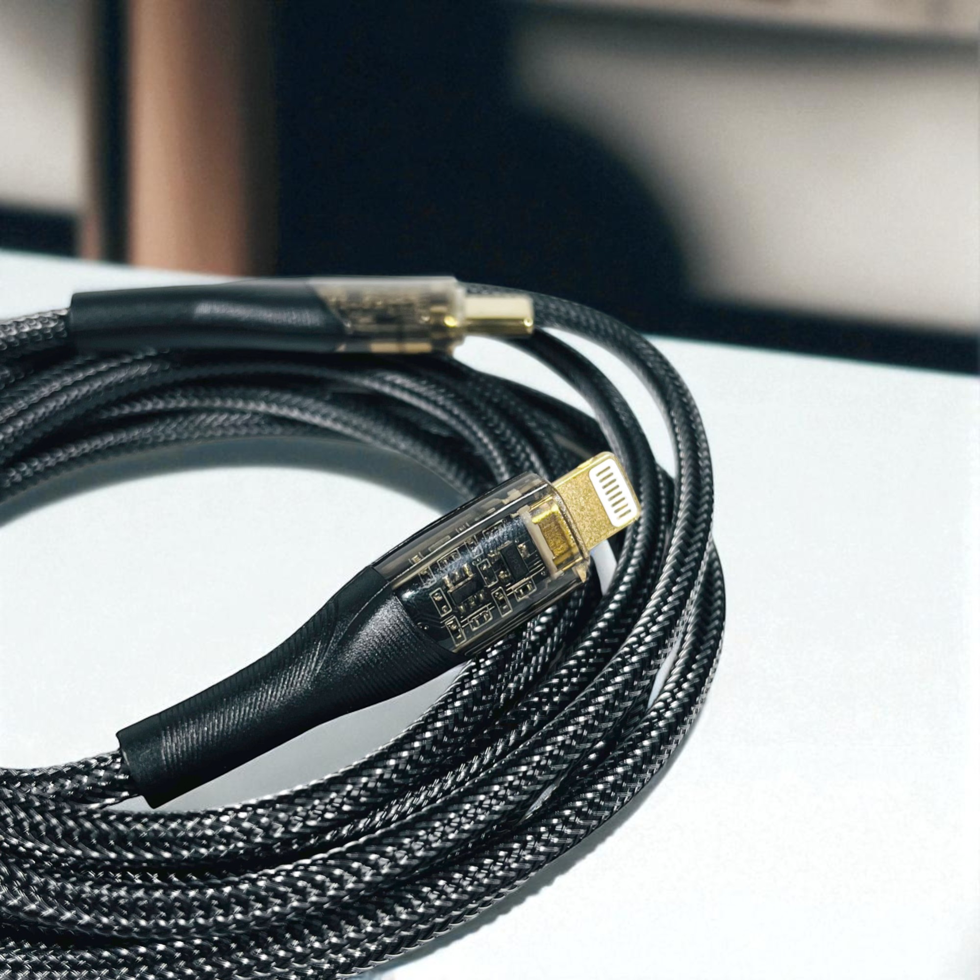 Gambar produk ESSAGER Kabel Data USB Type-C to Lightning Quick Charging LED 29W 3A 1M - ES-X29