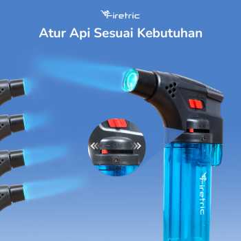 Gambar produk Firetric Korek Api Gas Butane Torch Jet Windproof - SK603