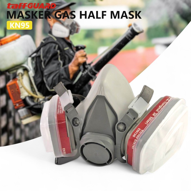 Gambar produk TaffGUARD Masker Gas Half Mask Respirator KN95 - 6200