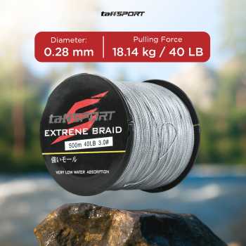 Gambar produk TaffSPORT Senar Benang Tali Pancing Extreme Braid 3.0 500M - FM-PEL