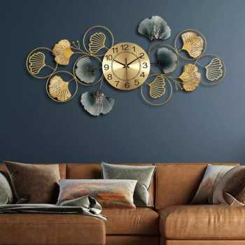 TaffHOME Jam Dinding Dekorasi Quartz Luxury European Style 40x90cm - 2283