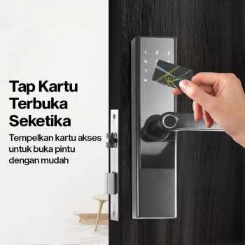 Gambar produk BILIXO Smart Door Lock TTLock App Fingerprint Password Card - N1F