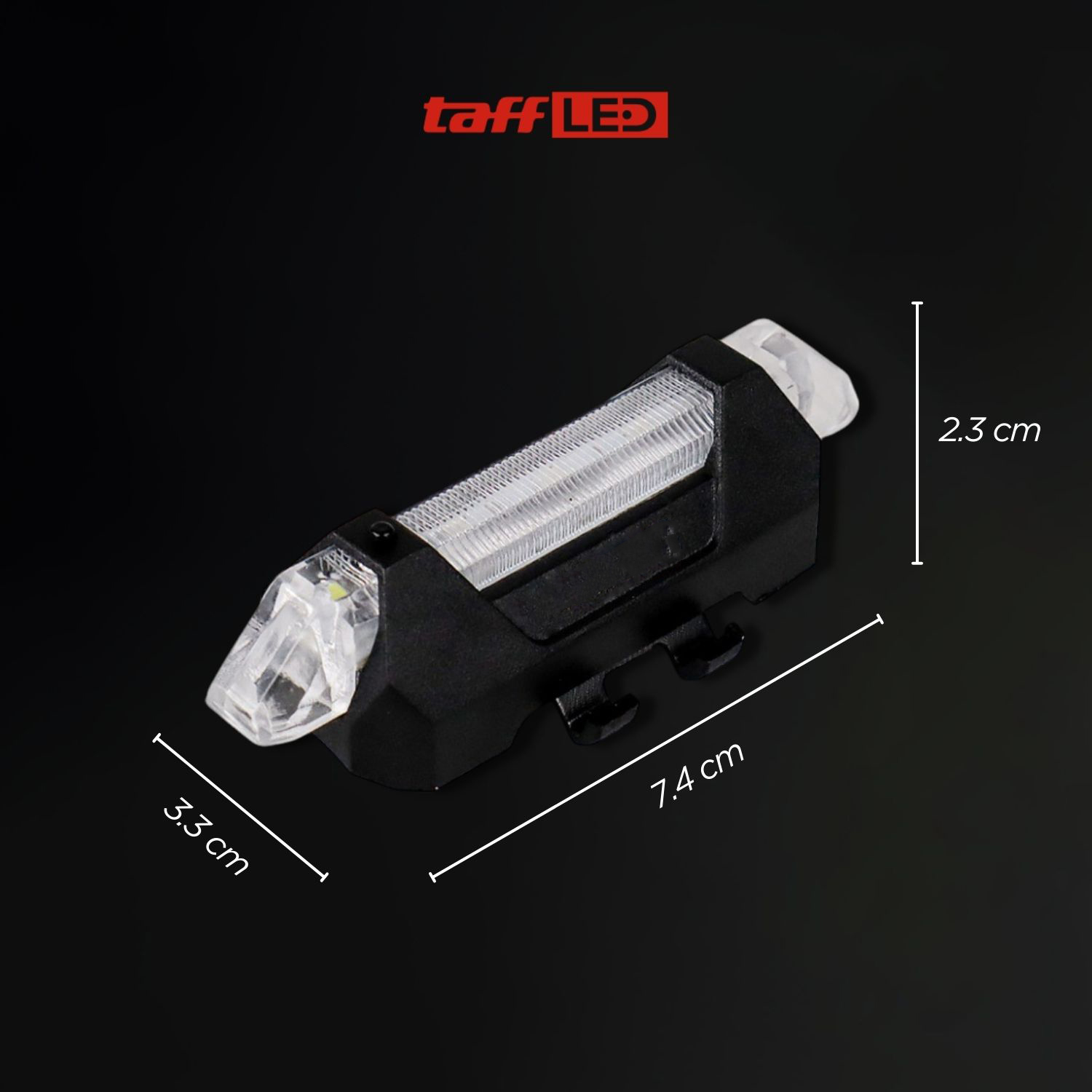 Gambar produk TaffLED Lampu Belakang Sepeda Bicycle Light USB Rechargeable 15 Lumens - DC-918