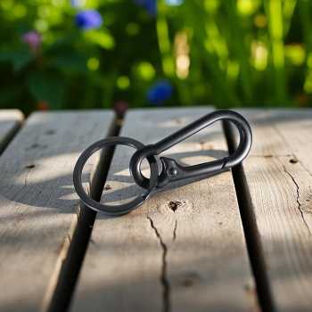 Gambar produk KYXY Gantungan Kunci Multifungsi Carabiner Keychain Zinc Alloy 4 PCS - INU104