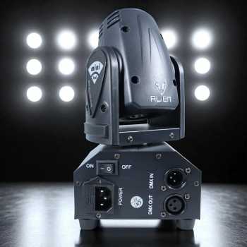 Gambar produk ALiEN Lampu Sorot Panggung LED Stage Spotlight Moving Head RGB 10W - DM512