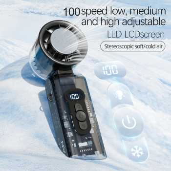 Gambar produk ManchiMi Kipas Angin Portable Handheld Pocket Fan 3600mAh 13000RPM - MM130