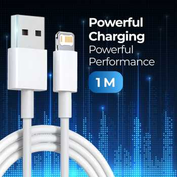 Gambar produk Apple Original Kabel Data Lightning Multifungsi 1M - AO11