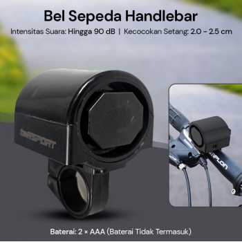 TaffSPORT Bel Sepeda Handlebar Electronic Loud Horn - SB-200