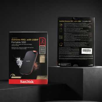 Gambar produk SanDisk Extreme PRO Portable SSD 3800MB/s USB Type C 4.0 2TB - SDSSDE82
