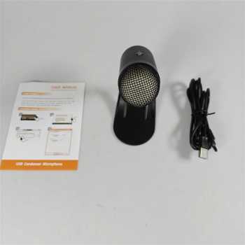 Gambar produk Singo Mikrofon Kondenser USB Condenser Microphone RGB with Stand - K6