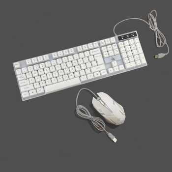 Gambar produk VODIRK Combo Gaming Keyboard Luminous LED Mechanical Feel with Mouse - GT100