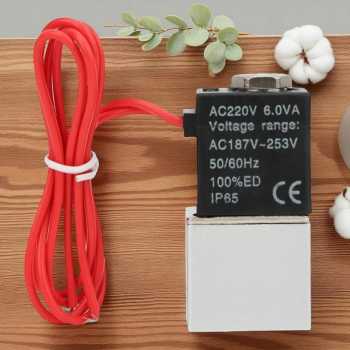 Gambar produk SHIKI Solenoid Valve Katup Air Otomatis Normally Closed 220V 1/8 Inch - 2V025