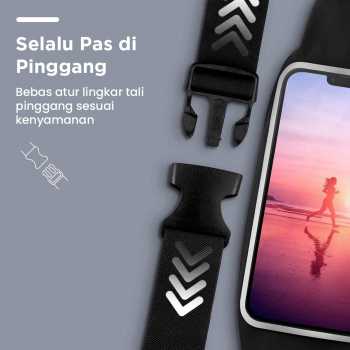 Gambar produk Tas Pinggang Olahraga Lari Slot Smartphone Running Waist Bag - 150806