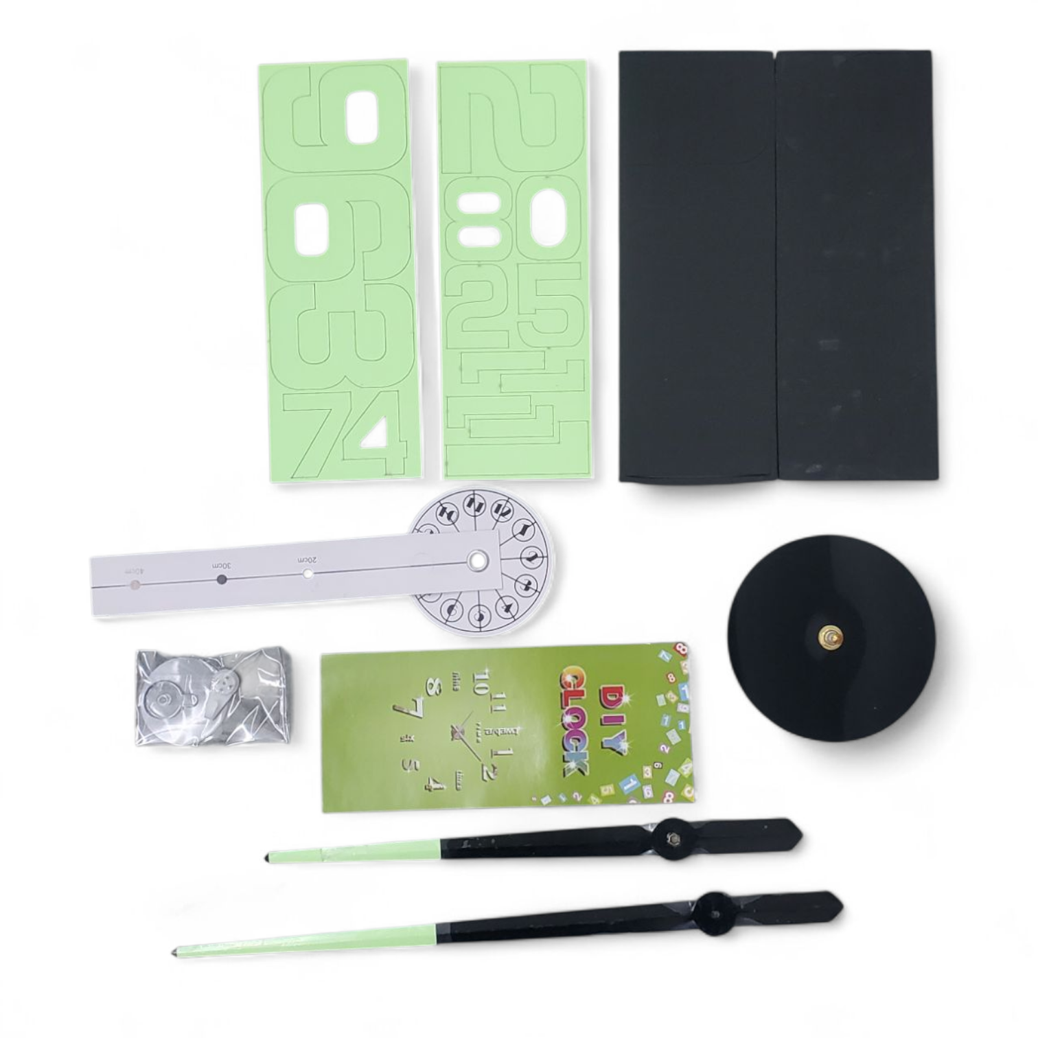 Gambar produk TaffHOME Jam Dinding Besar DIY Glow in The Dark 90-100cm - JM-03