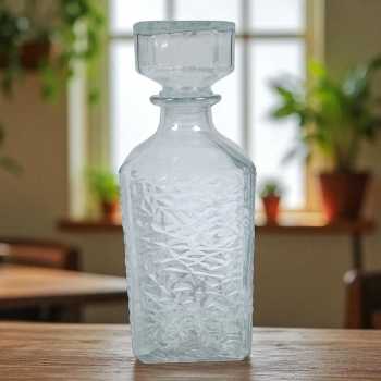 Gambar produk ALISWINE Whisky Decanter Glass Bottle Liquor Scotch Luxury 950ml Ice Vase - AL95