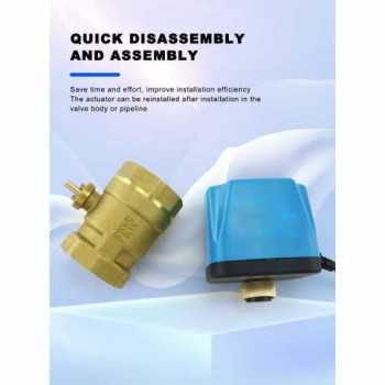 Gambar produk GRT Solenoid Valve Two Way Ball Brass Normally Close 220V 3/4 Inch - BTQ2024-H50
