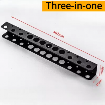 Gambar produk LUMOX Rak Gantung Obeng Screw Driver Holder Storage Rack 3in1 23 Holes - LM