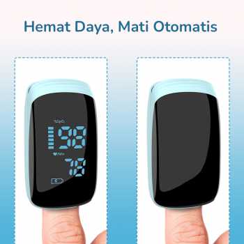 Gambar produk AIQUE Fingertip Pulse Oximeter Alat Ukur Saturasi Oksigen Darah - TY-05