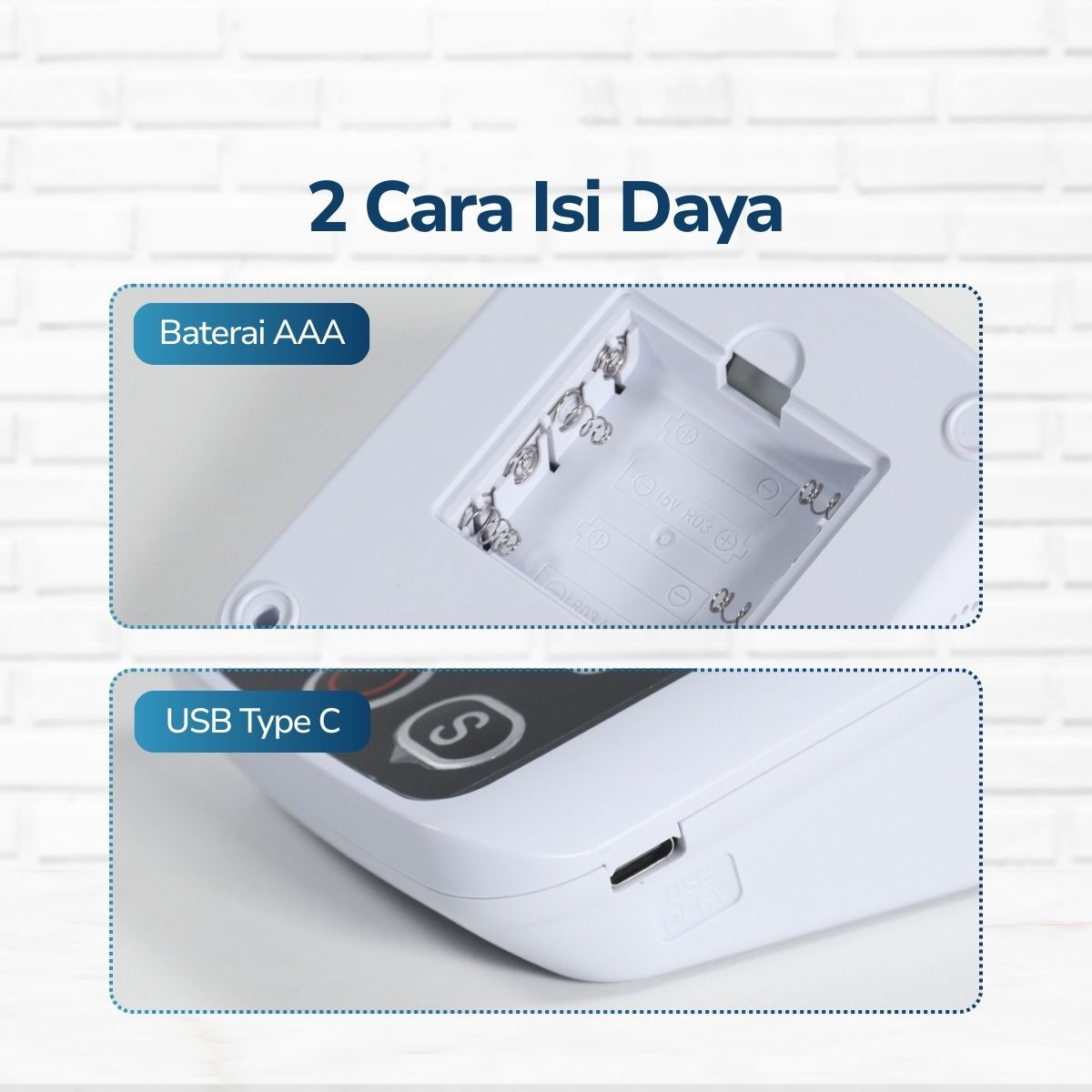 Gambar produk TaffOmicron Pengukur Tekanan Darah Tensimeter Digital Dual Power without Voice - BW-750