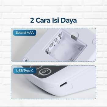 Gambar produk TaffOmicron Pengukur Tekanan Darah Tensimeter Digital Dual Power without Voice - BW-750